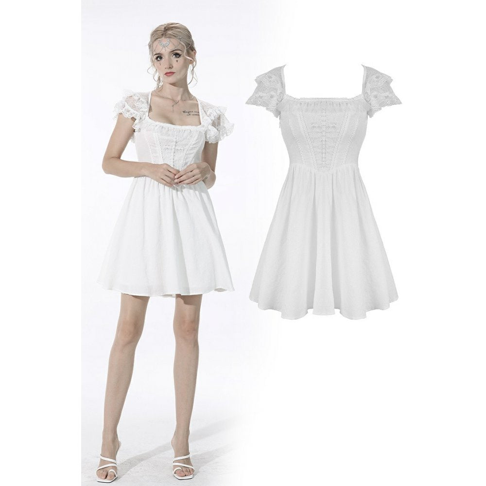Angelic Beauty White Mini Dress 547