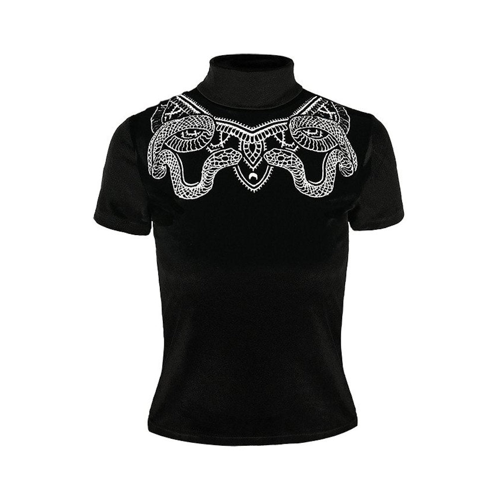 Snake Velvet Top