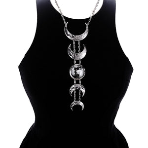 Lunar Silver Necklace
