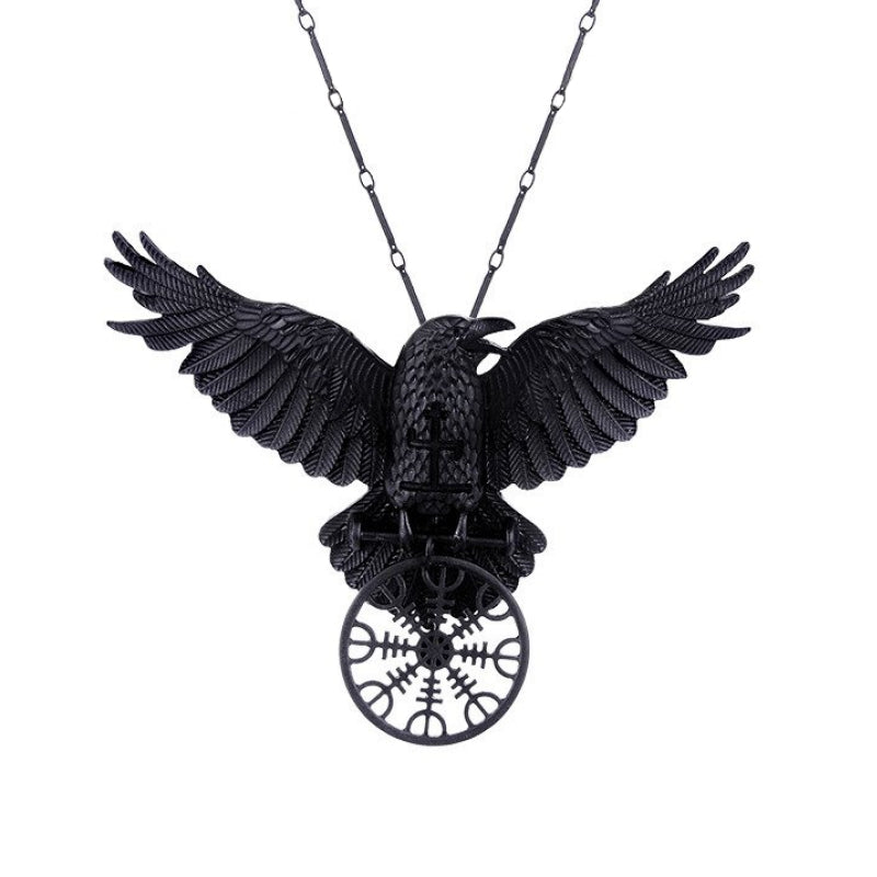 Helm Of Awe Raven Pendant