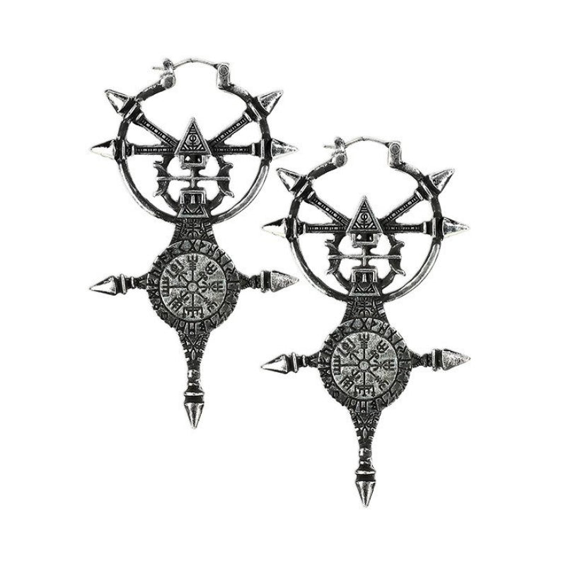 Vegvisir Earrings