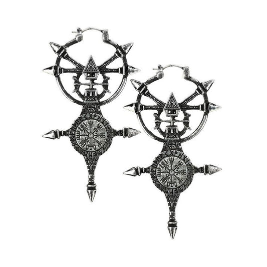 Vegvisir Earrings