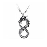 Alchemy England Infinity Dragon Necklace