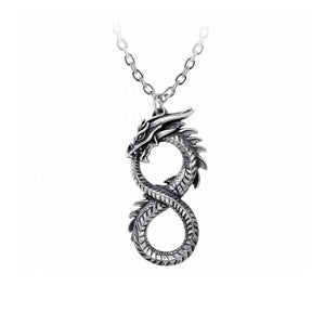 Alchemy England Infinity Dragon Necklace