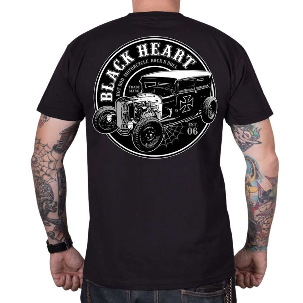 Black Heart Jewel Tee