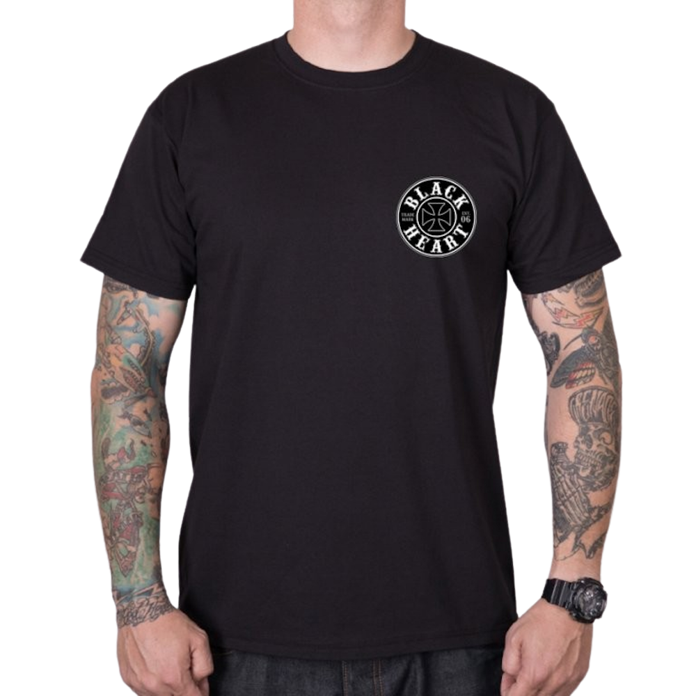 Black Heart Jewel Tee