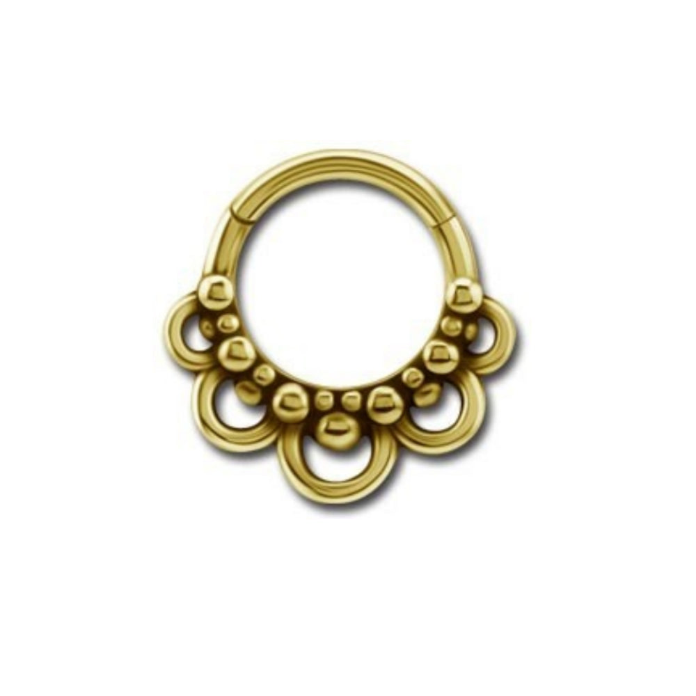 Etnic Septum Click Gold 24K Plated 1.2mm - 032