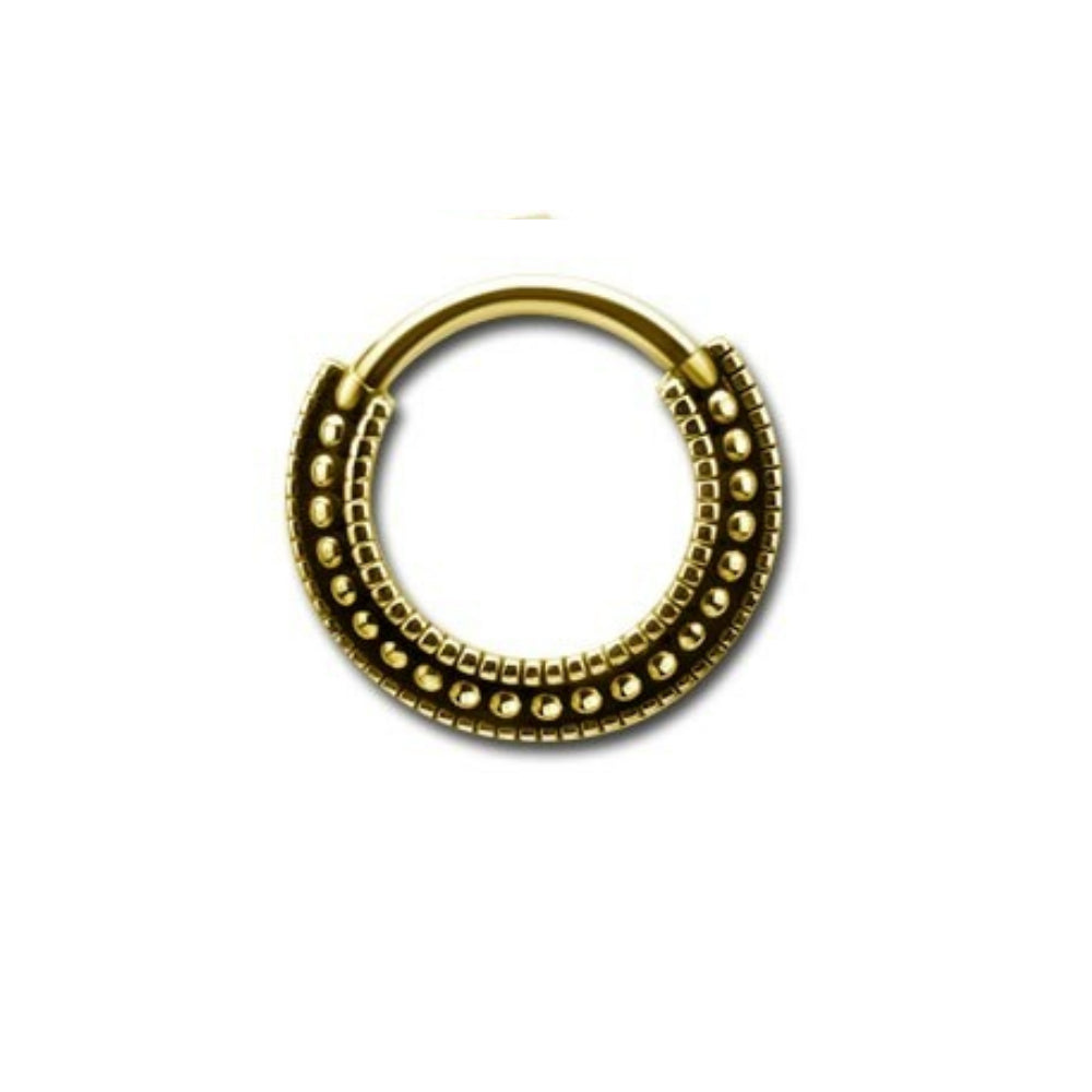 Etnic Septum Click Gold 24K Plated 1.2mm - 030