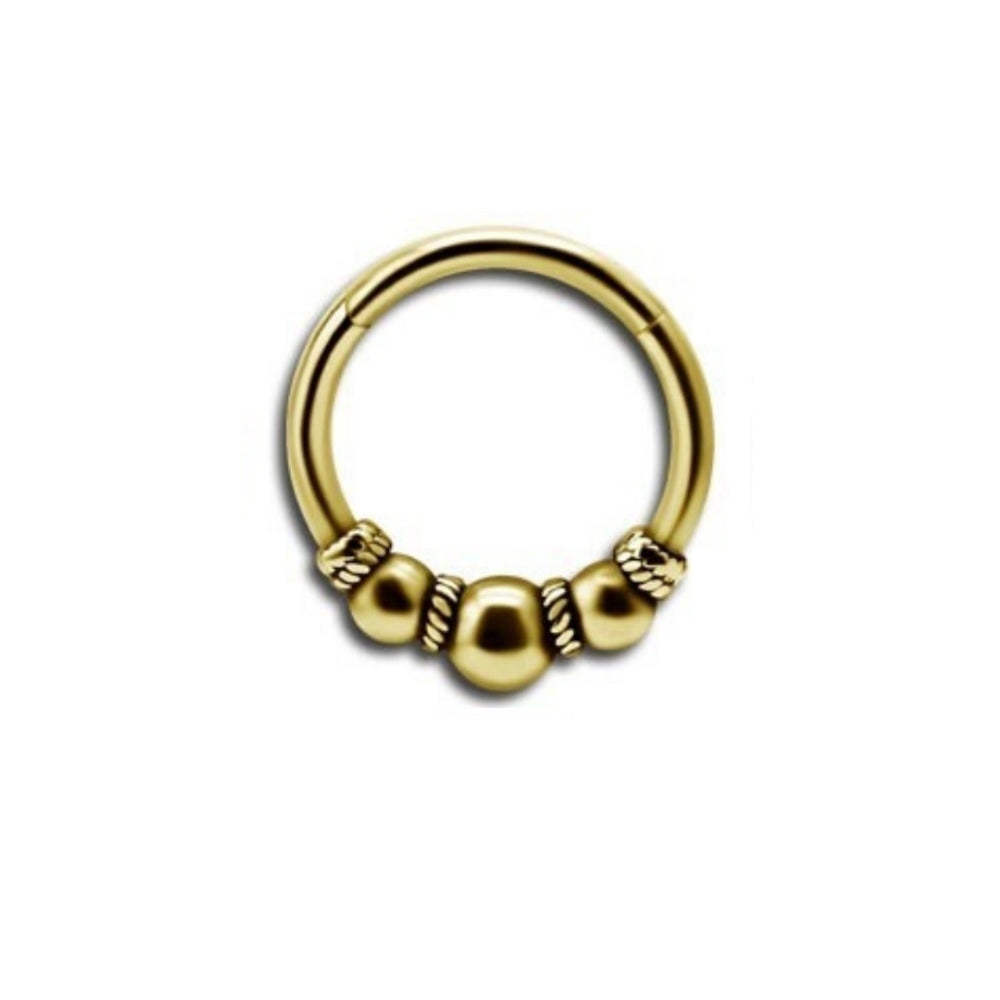 Etnic Septum Click Gold 24K Plated 1.2mm - 033