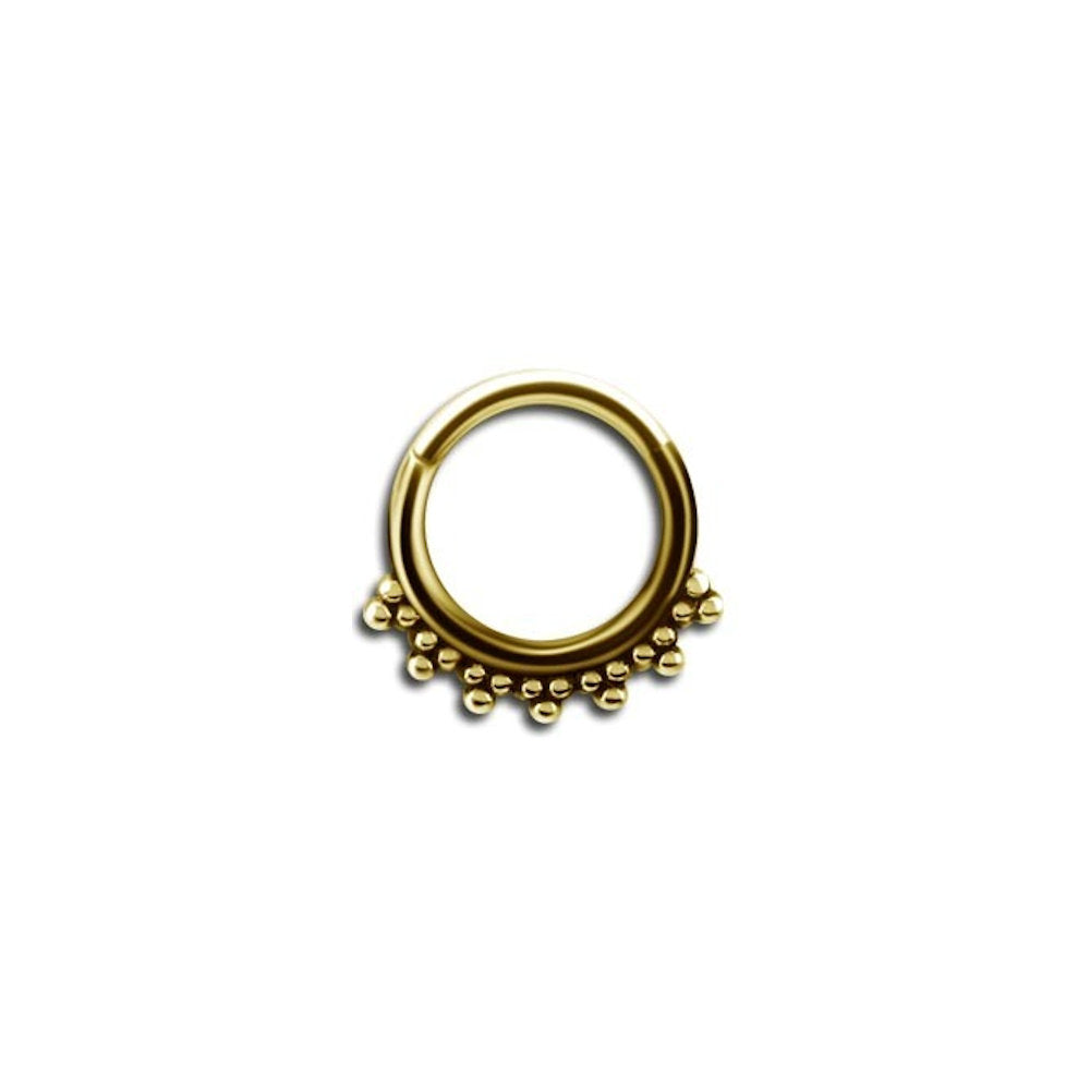 Etnic Septum Click Gold 24K Plated 1.2mm - 038