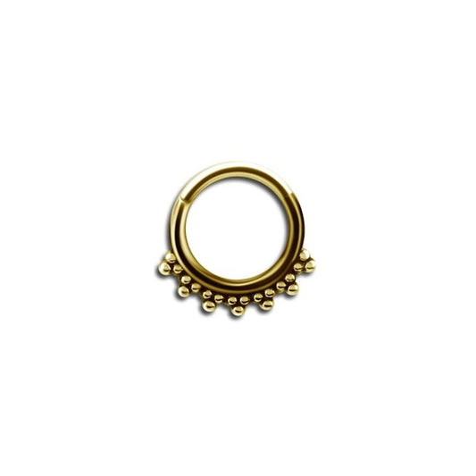 Etnic Septum Click Gold 24K Plated 1.2mm - 038