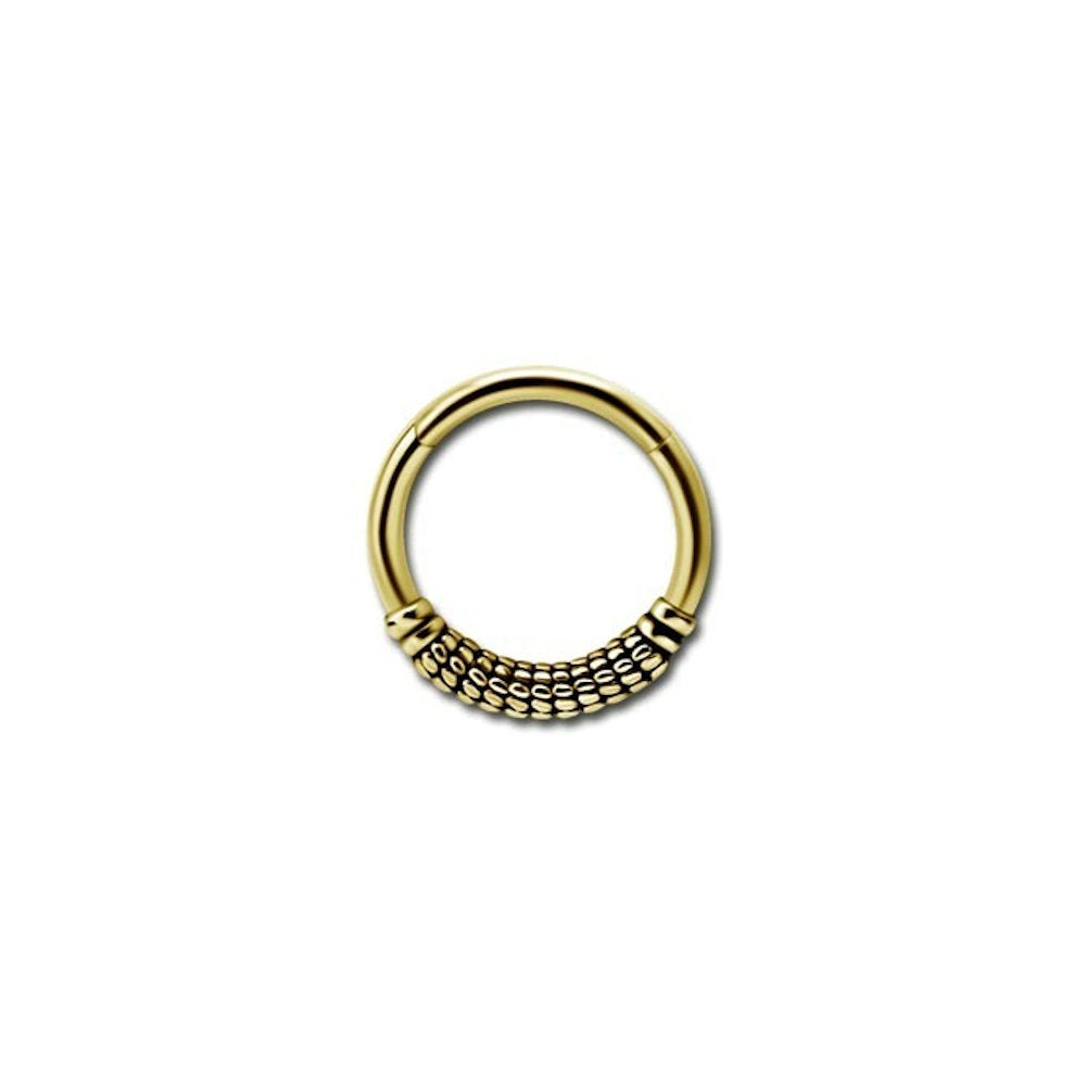 Etnic Septum Click Gold 24K Plated 1.2mm - 039