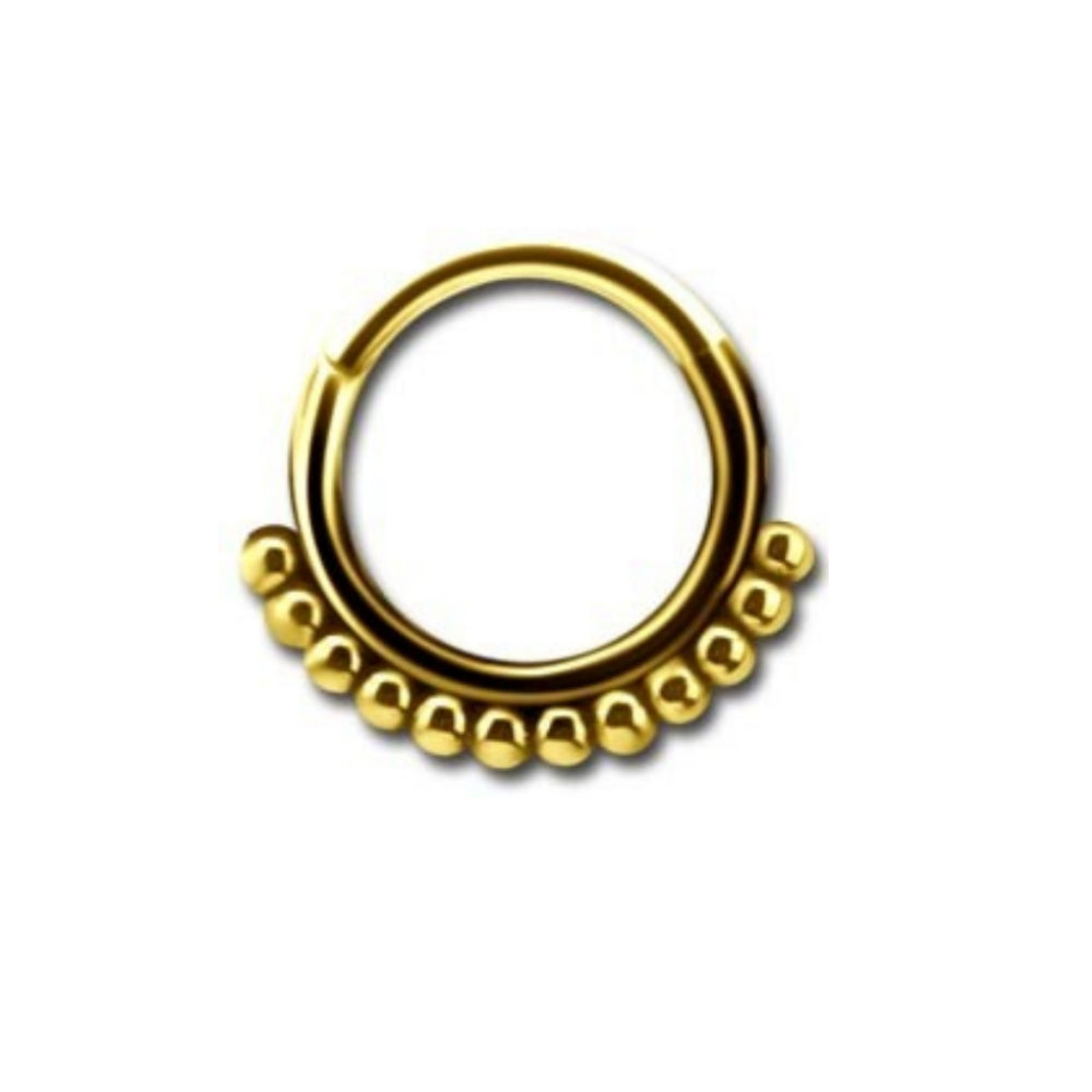 Etnic Septum Click Gold 24K Plated 1.2mm - 034