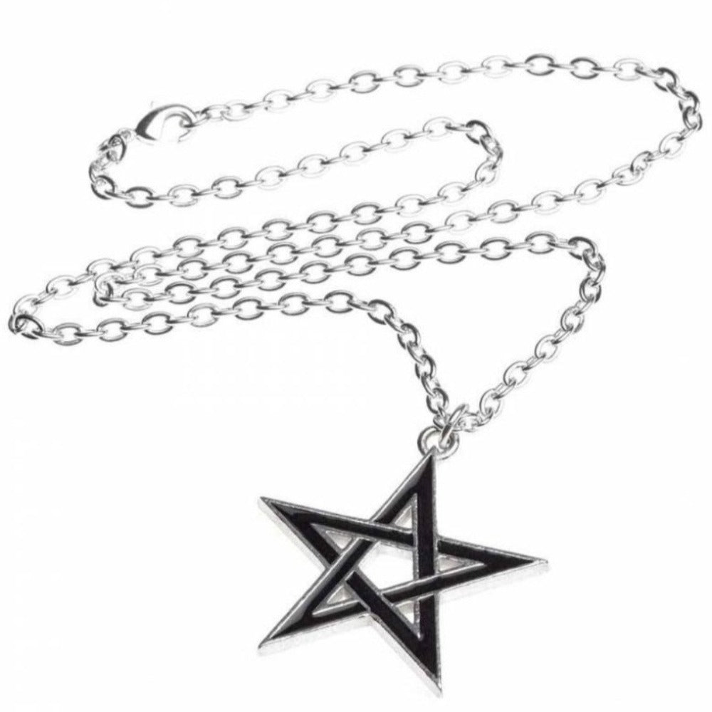 Alchemy England Black Star Necklace