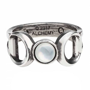 Alchemy England Triple Goddess Ring