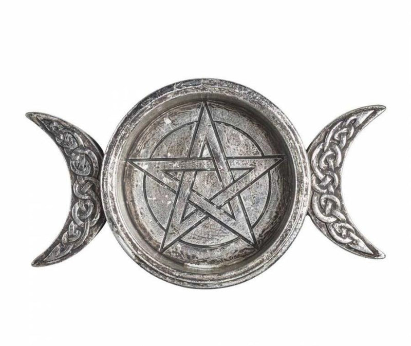 Alchemy England Triple Moon Candle Holder